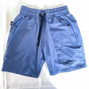 Mr S Leather Gym Class Short Blue Men's Small